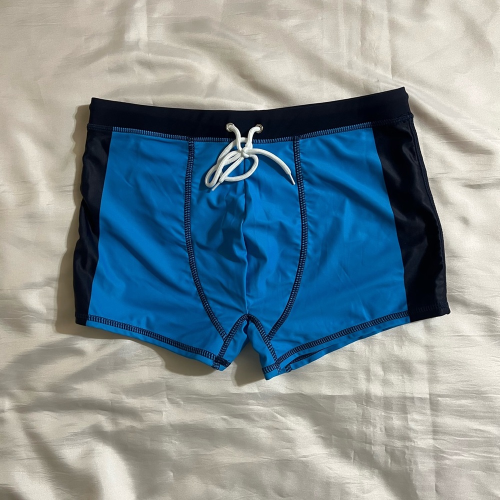 COOFANDY I Men's I Blue Swim Trunks I Brazilian Style